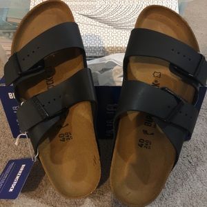BLACK BIRKENSTOCKS NEVER WORN!!!!! NWT